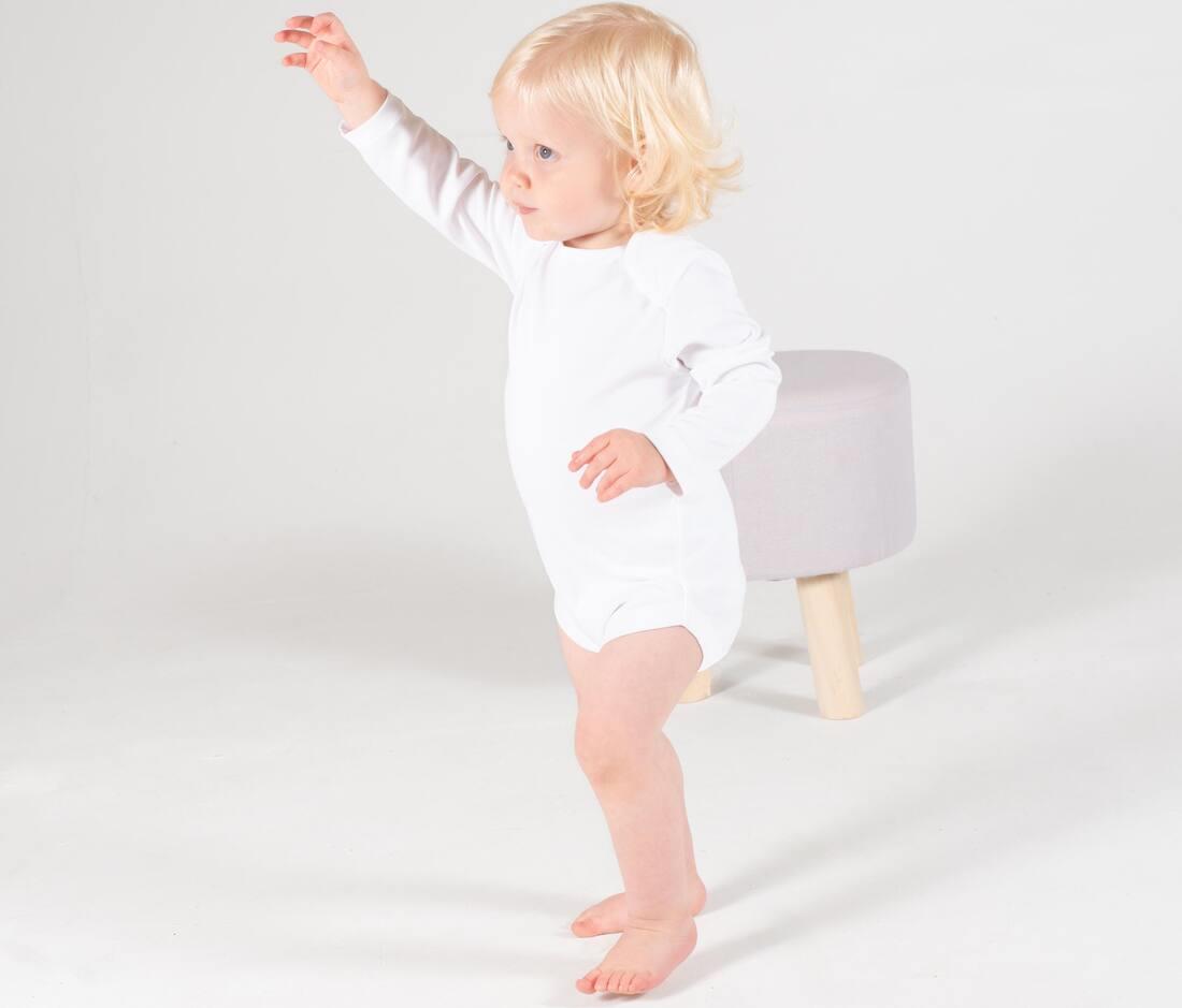 LARKWOOD LONG SLEEVED BABY BODYSUIT bedrukken met eigen logo