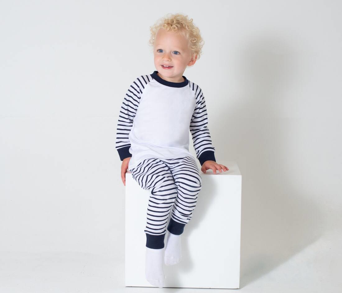 LARKWOOD CHILDREN'S STRIPED PYJAMAS bedrukken met eigen logo