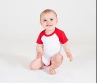 SHORT SLEEVED BASEBALL BODYSUIT LARKWOOD LW502