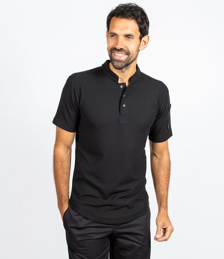 Le Chef Knitted Piqué Chef's Shirt bedrukken met eigen logo