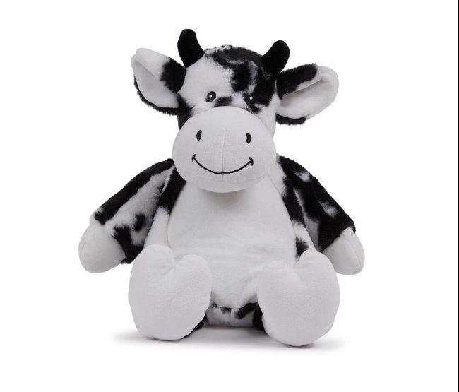 ZIPPPIE BLACK AND WHITE COW MUMBLES MM578