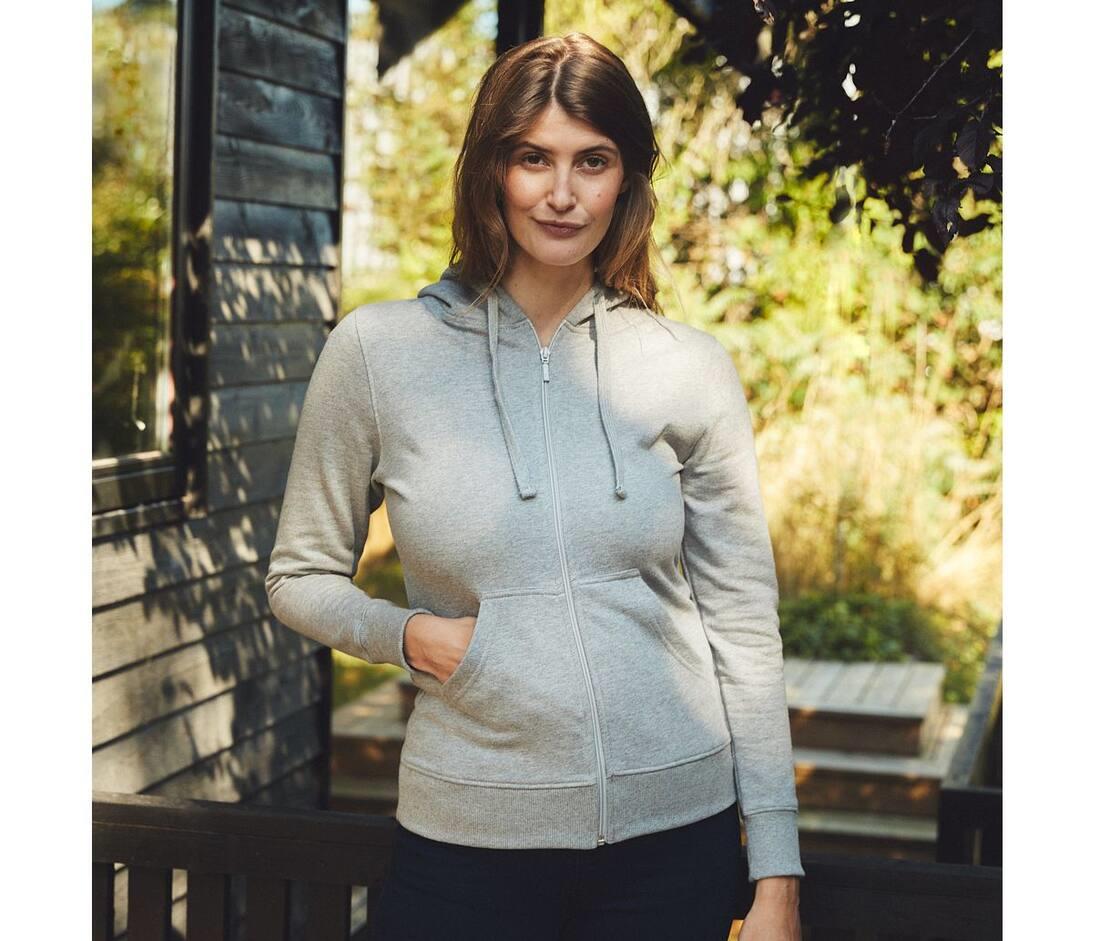 NEUTRAL LADIES HOODIE WITH ZIP bedrukken met eigen logo