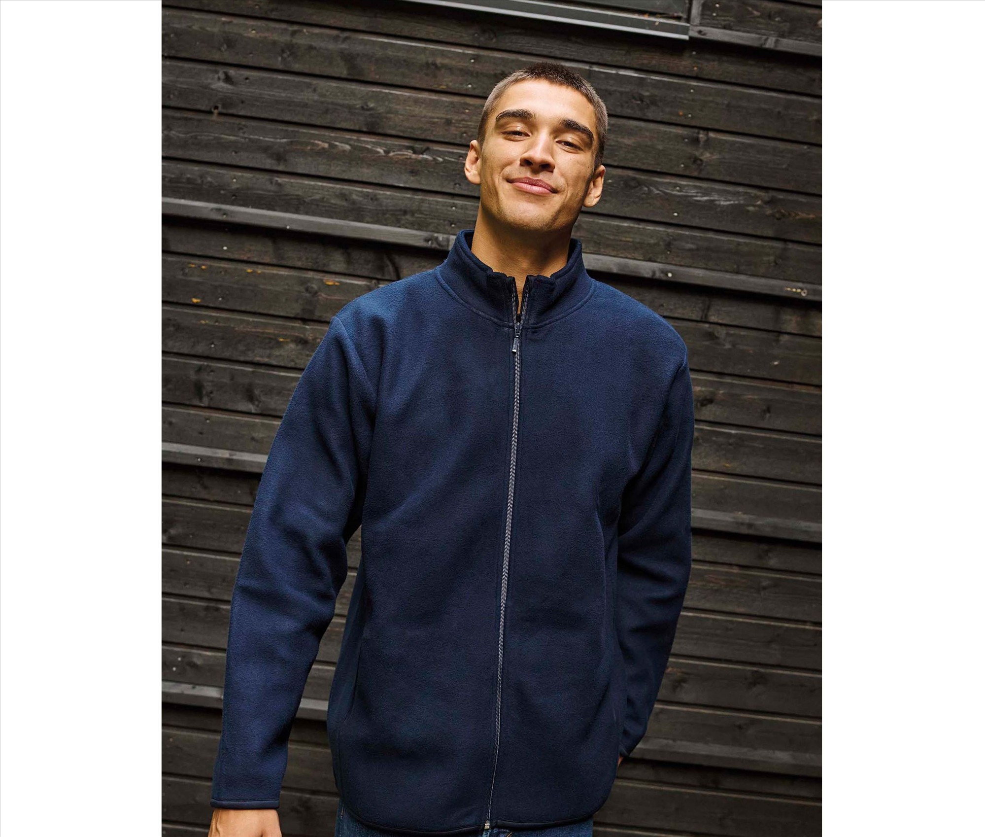 NEUTRAL RECYCLED FLEECE JACKET bedrukken met eigen logo