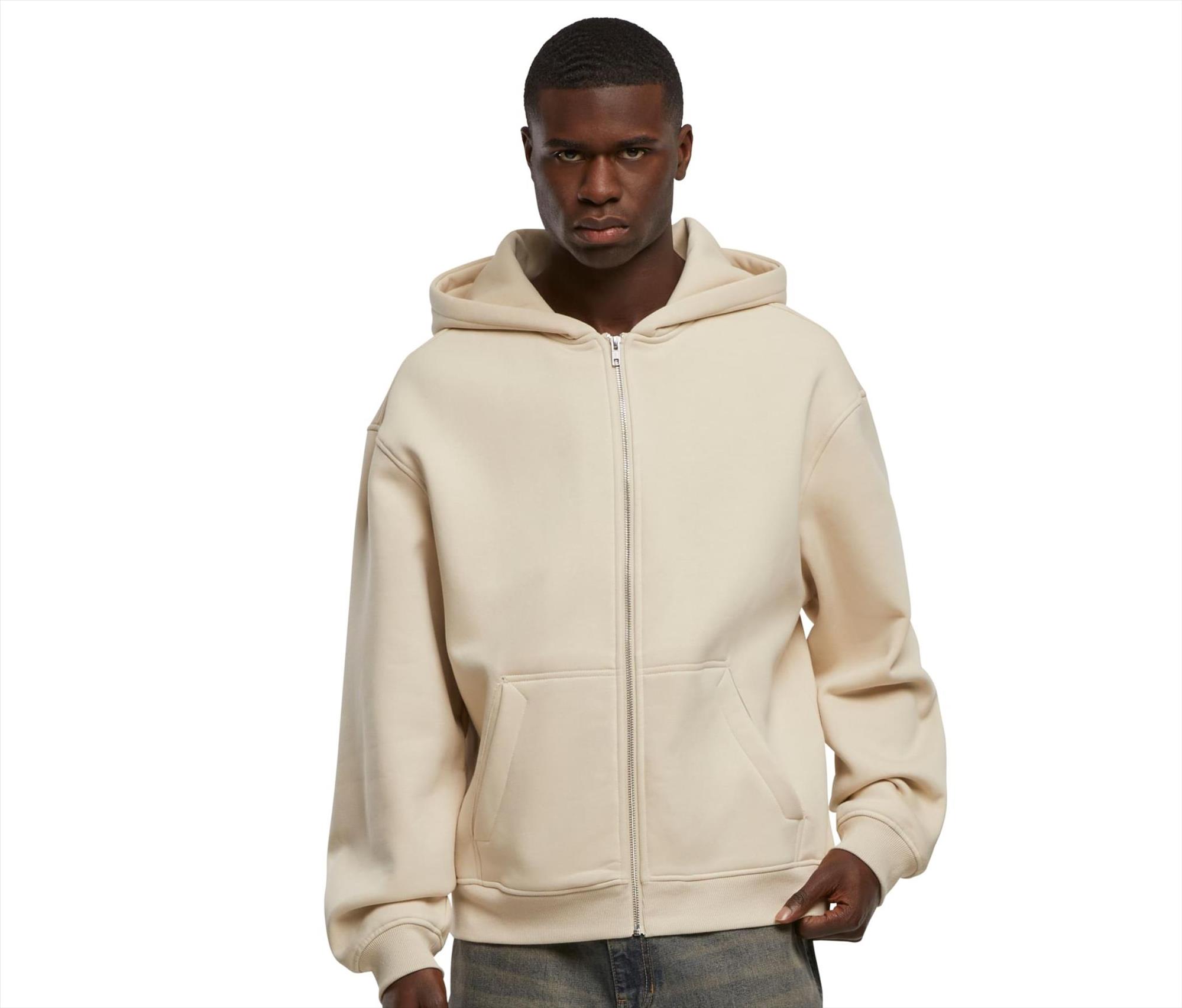 NEW MORNING STUDIOS Oversized Zip Hoody bedrukken met eigen logo