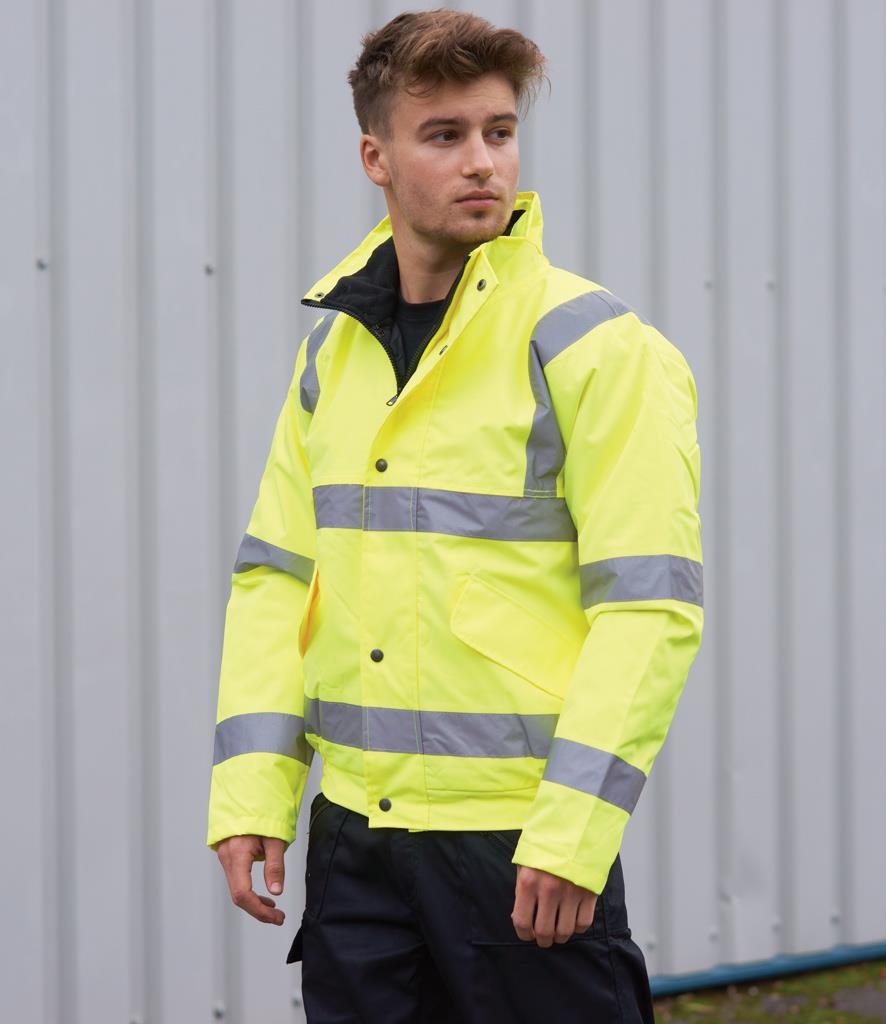 Portwest Hi-Vis Bomber Jacket bedrukken met eigen logo