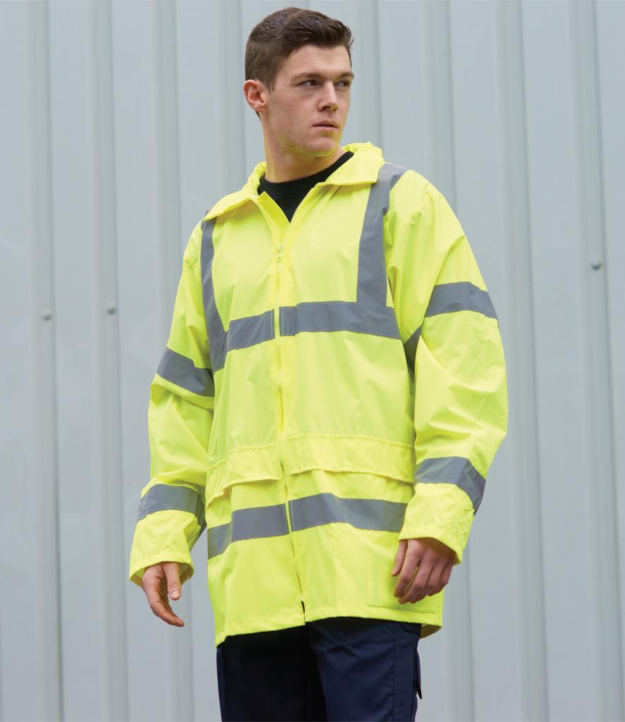 Portwest Hi-Vis Rain Jacket bedrukken met eigen logo