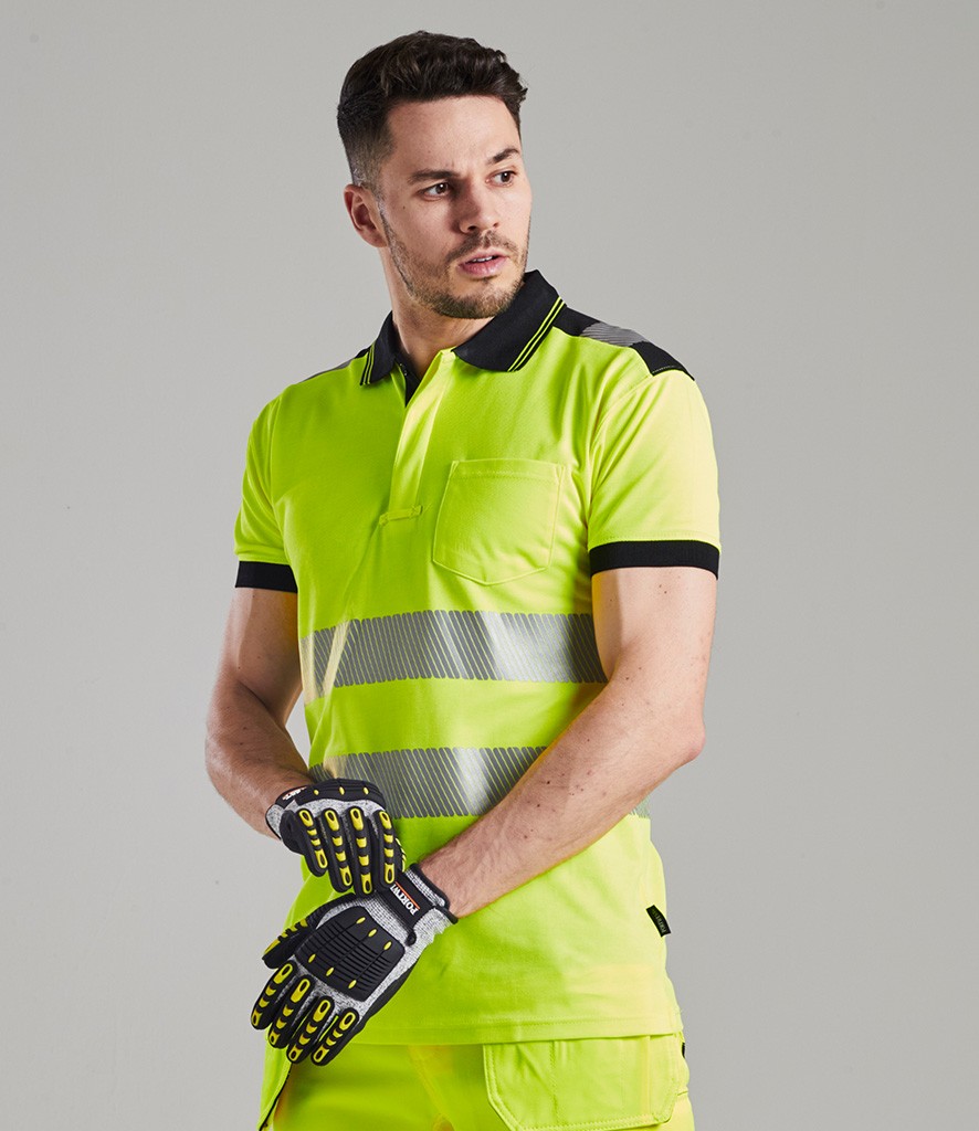 Portwest PW3 Hi-Vis Polo Shirt bedrukken met eigen logo