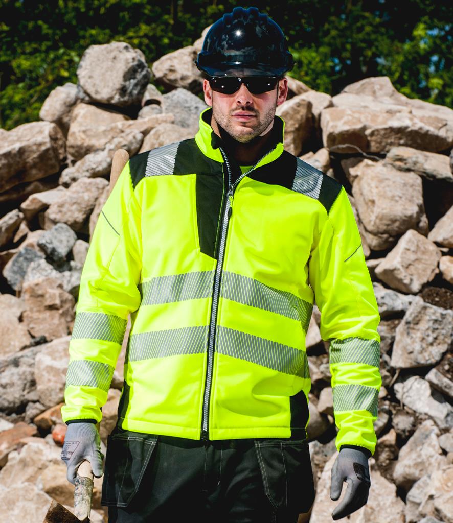 Portwest PW3 Hi-Vis Soft Shell Jacket bedrukken met eigen logo