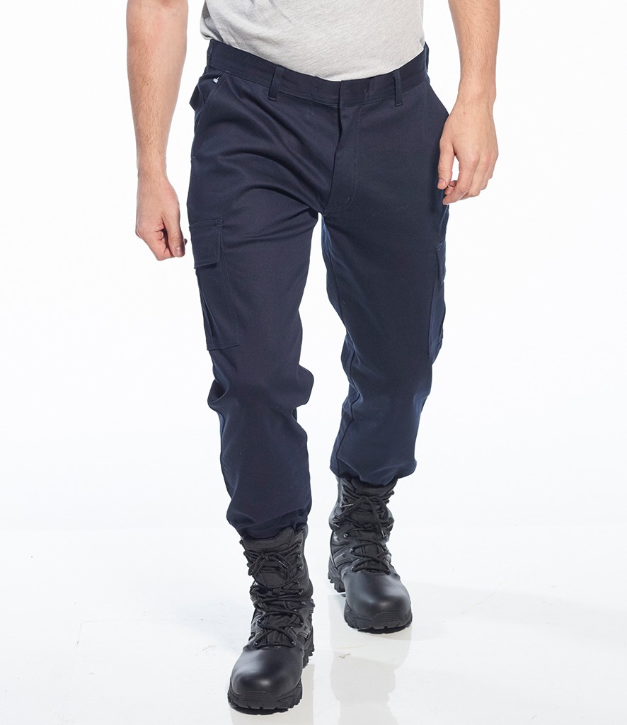 Portwest Stretch Slim Combat Trousers bedrukken met eigen logo