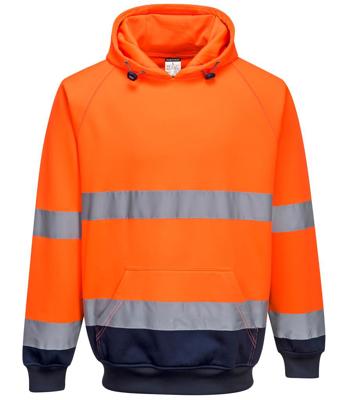 Hi-Vis Two Tone Hooded Sweatshirt Portwest PW1250