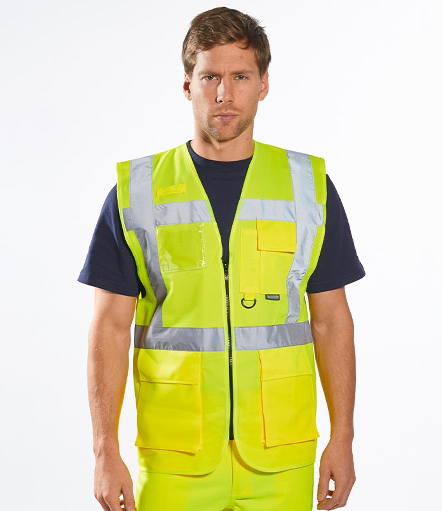 Portwest Hi-Vis Executive Vest bedrukken met eigen logo
