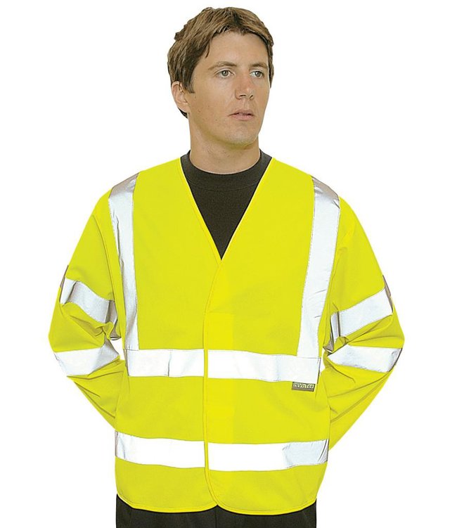 Hi-Vis Two Band and Braces Jacket Portwest PW308