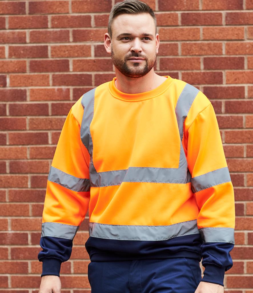 Portwest Hi-Vis Two Tone Sweatshirt bedrukken met eigen logo