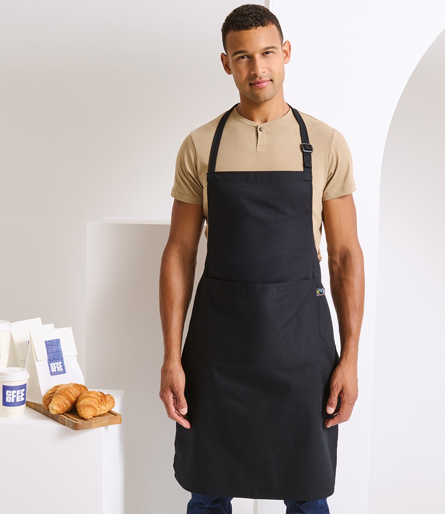 Premier Fairtrade Organic Cotton Bib Apron bedrukken met eigen logo