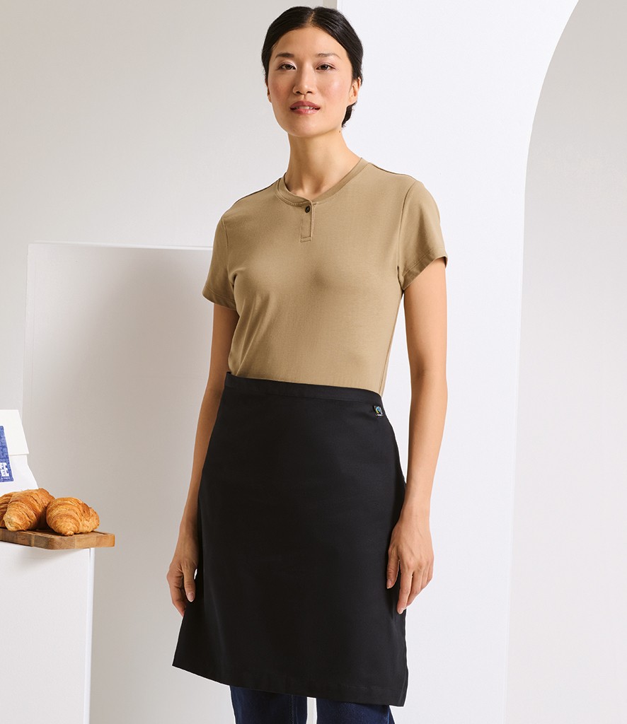 Premier Fairtrade Organic Cotton Waist Apron bedrukken met eigen logo