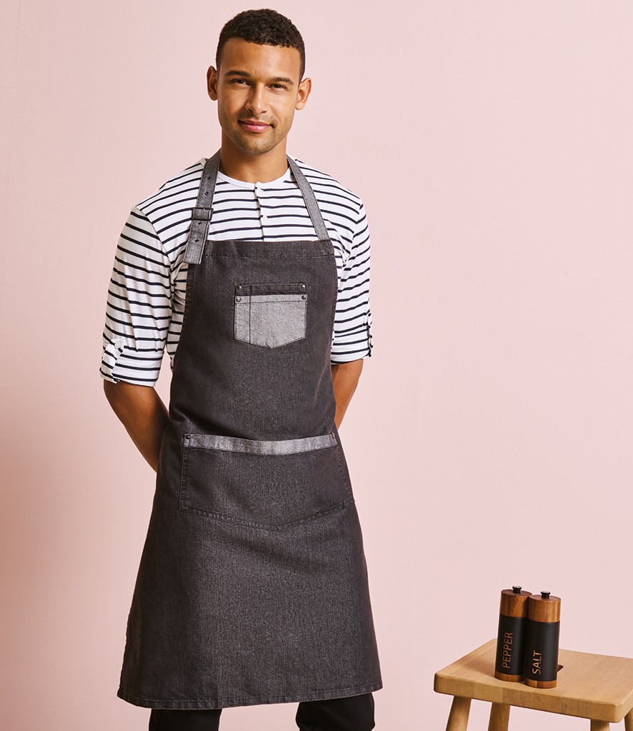 Premier Domain Bib Apron bedrukken met eigen logo