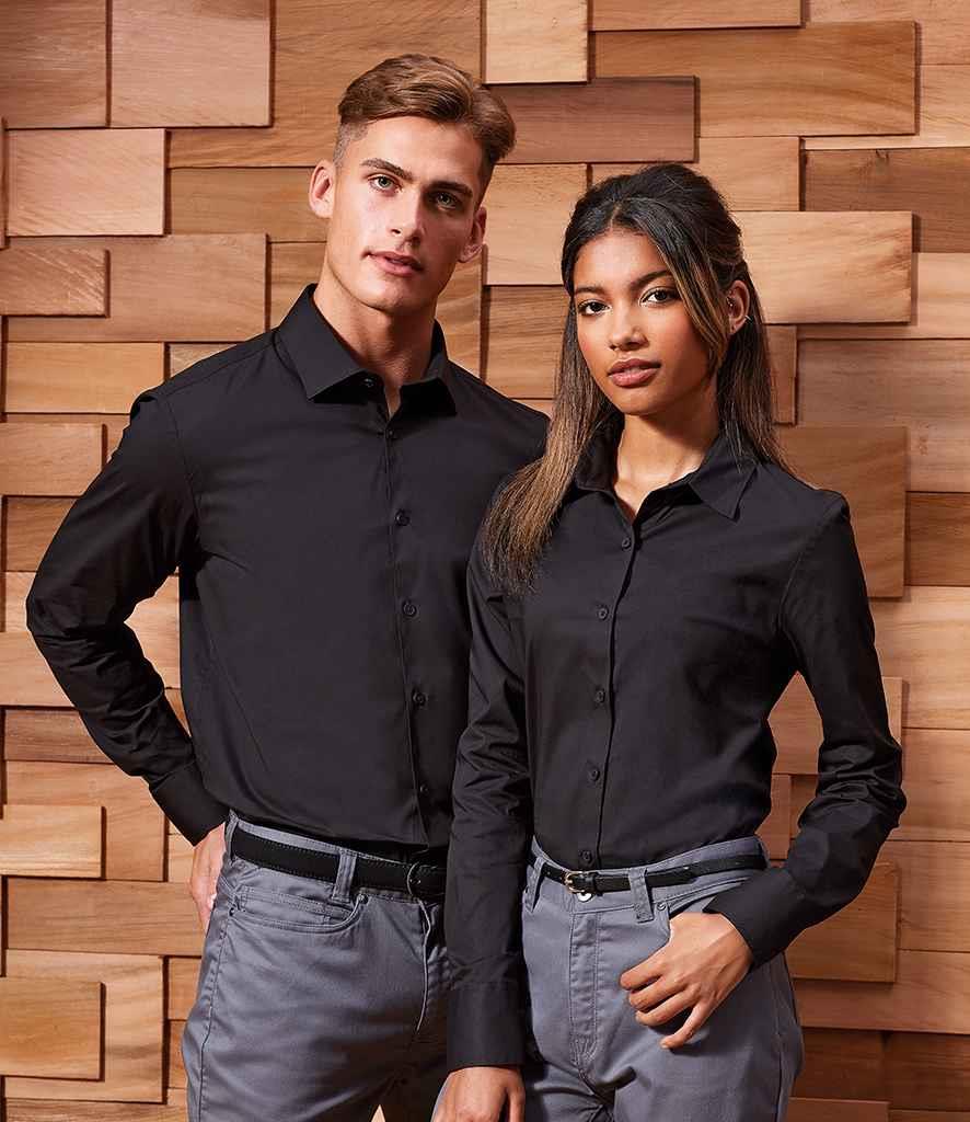 Long Sleeve Stretch Fit Poplin Shirt — afbeelding 2