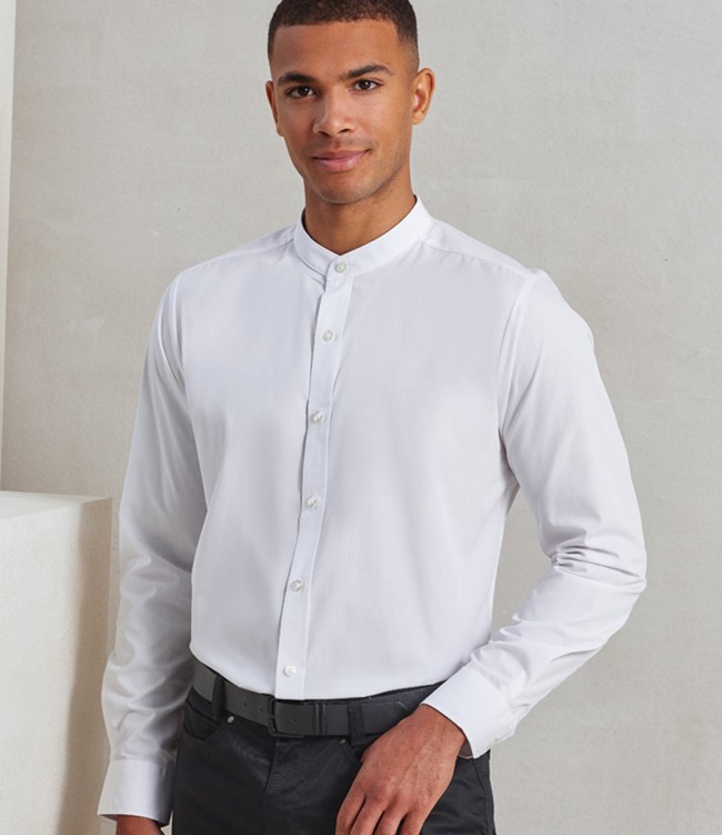 Multi Long Sleeve Grandad T-Shirts (5 Pack)