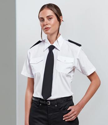Ladies Short Sleeve Pilot Shirt Premier PR312