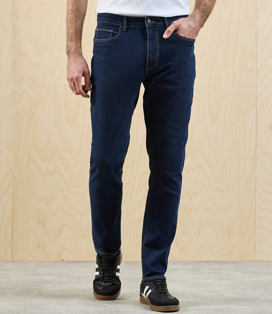Premier Workready Straight Leg Jeans bedrukken met eigen logo