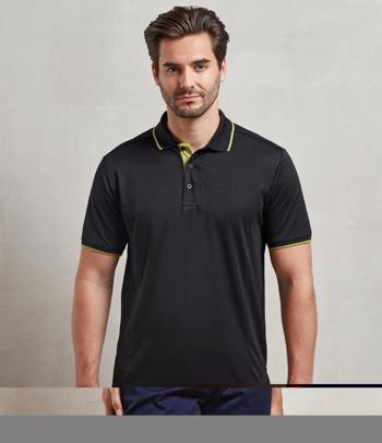 Contrast Coolchecker® Piqué Polo Shirt Premier PR618