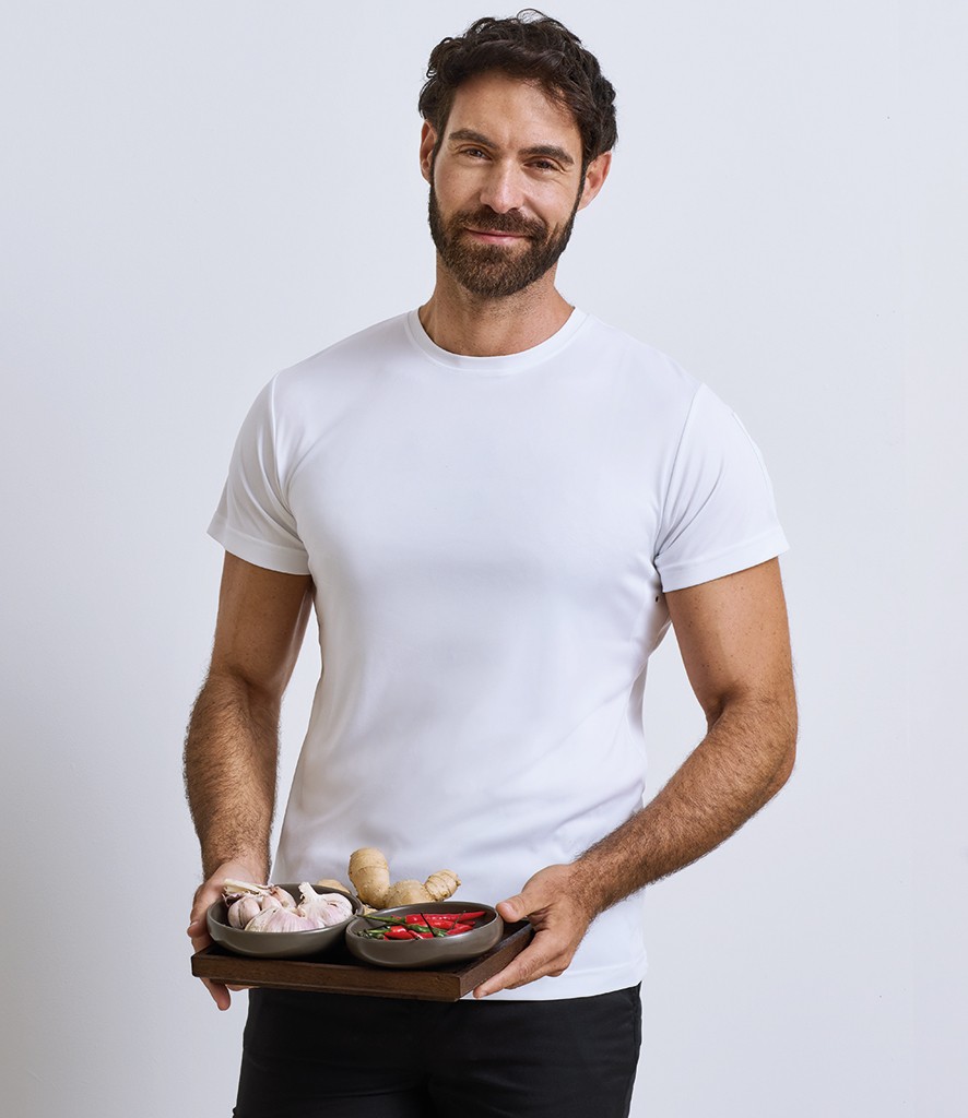 Premier Coolchecker® Chef's T-Shirt bedrukken met eigen logo