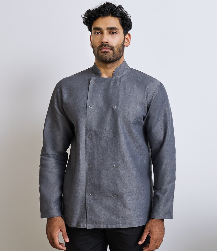 Premier Denim Chef's Jacket bedrukken met eigen logo