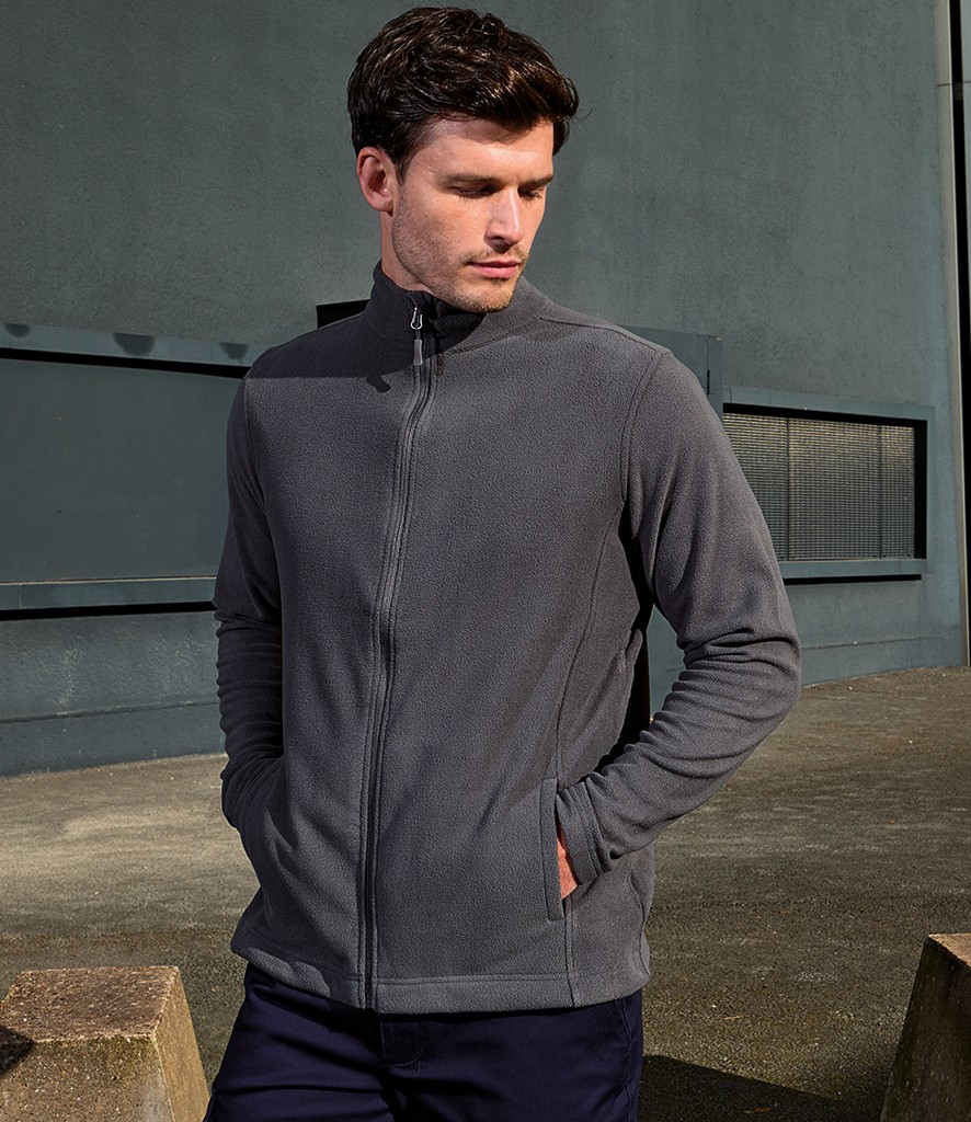 Premier Recyclight® Full Zip Micro Fleece Jacket bedrukken met eigen logo