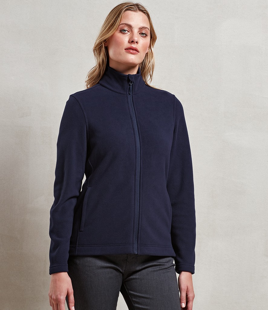 Premier Ladies Recyclight® Full Zip Micro Fleece Jacket bedrukken met eigen logo