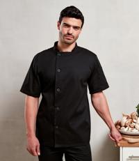 Essential Short Sleeve Chef's Jacket Premier PR900