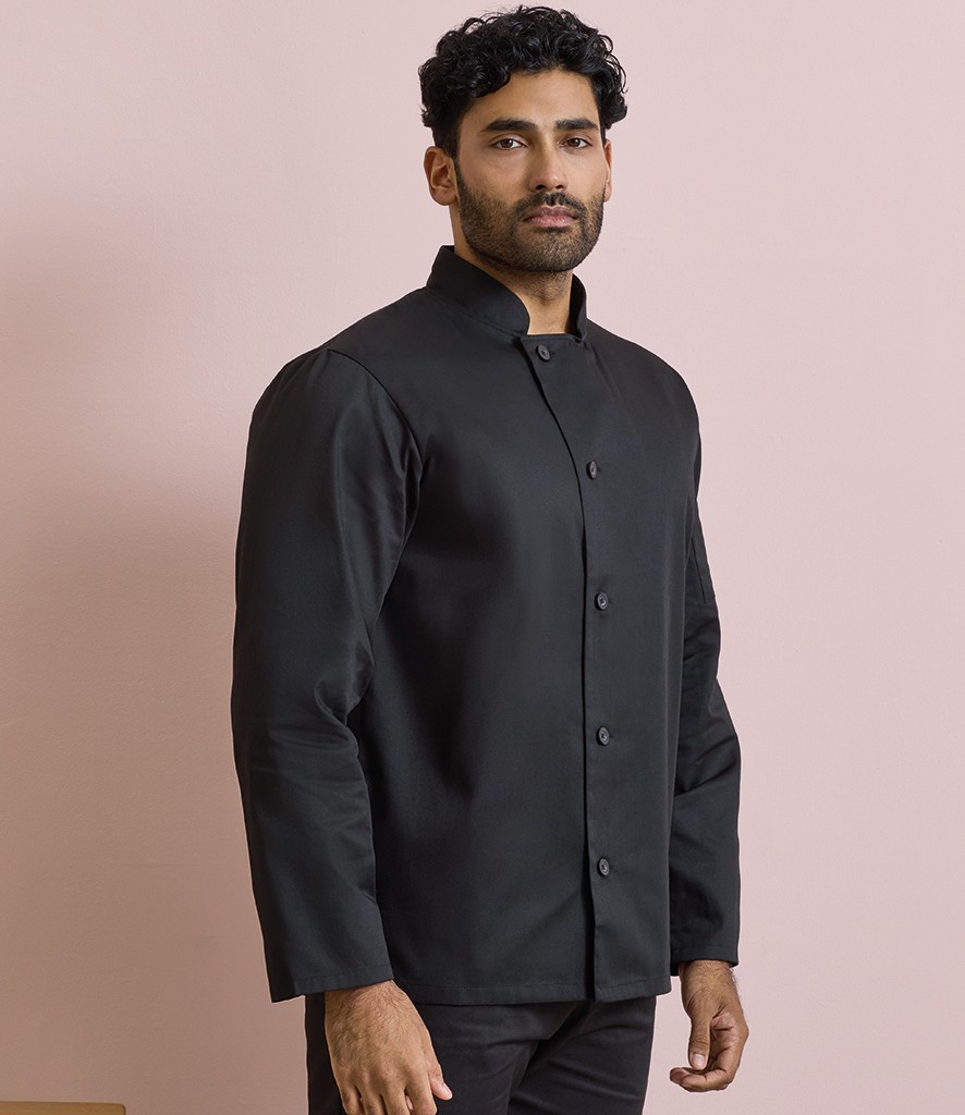 Premier Essential Long Sleeve Chef's Jacket bedrukken met eigen logo