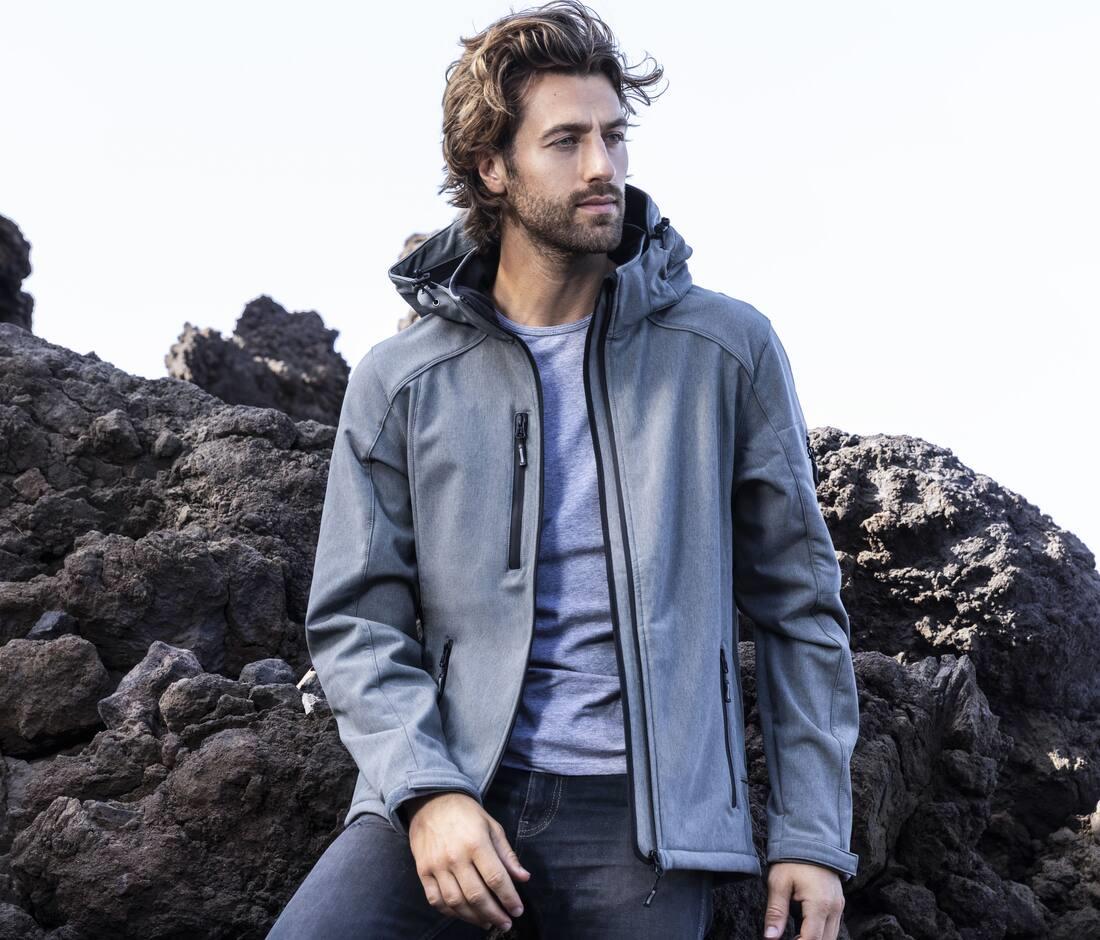 PROMODORO MEN’S SOFTSHELL JACKET bedrukken met eigen logo