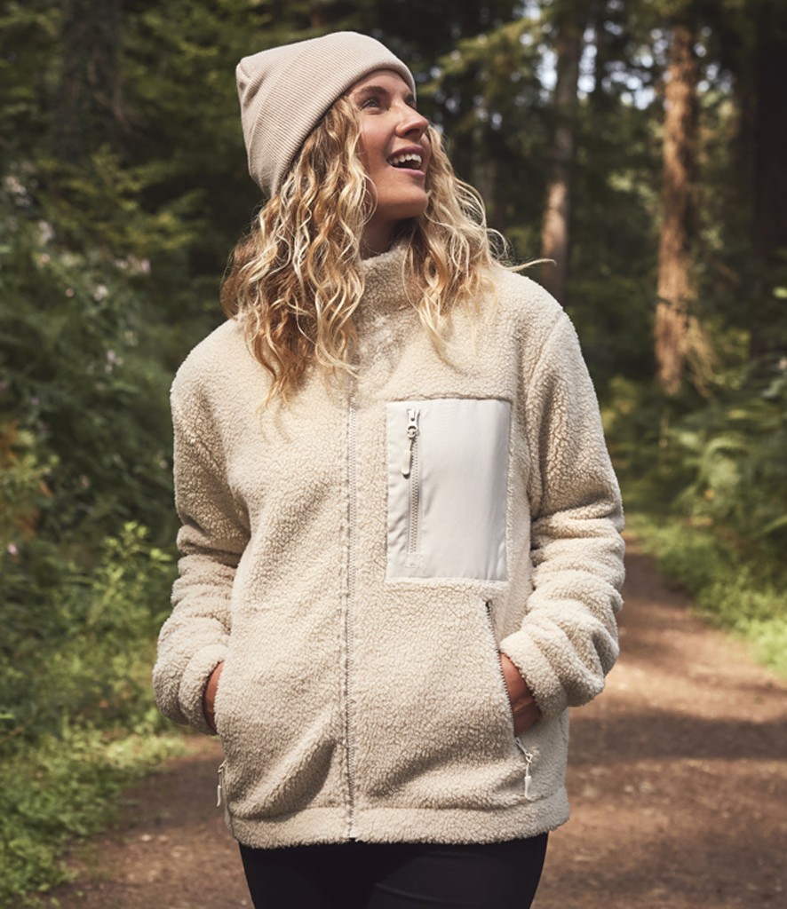 Ravine Unisex Full Zip Borg Fleece Jacket bedrukken met eigen logo