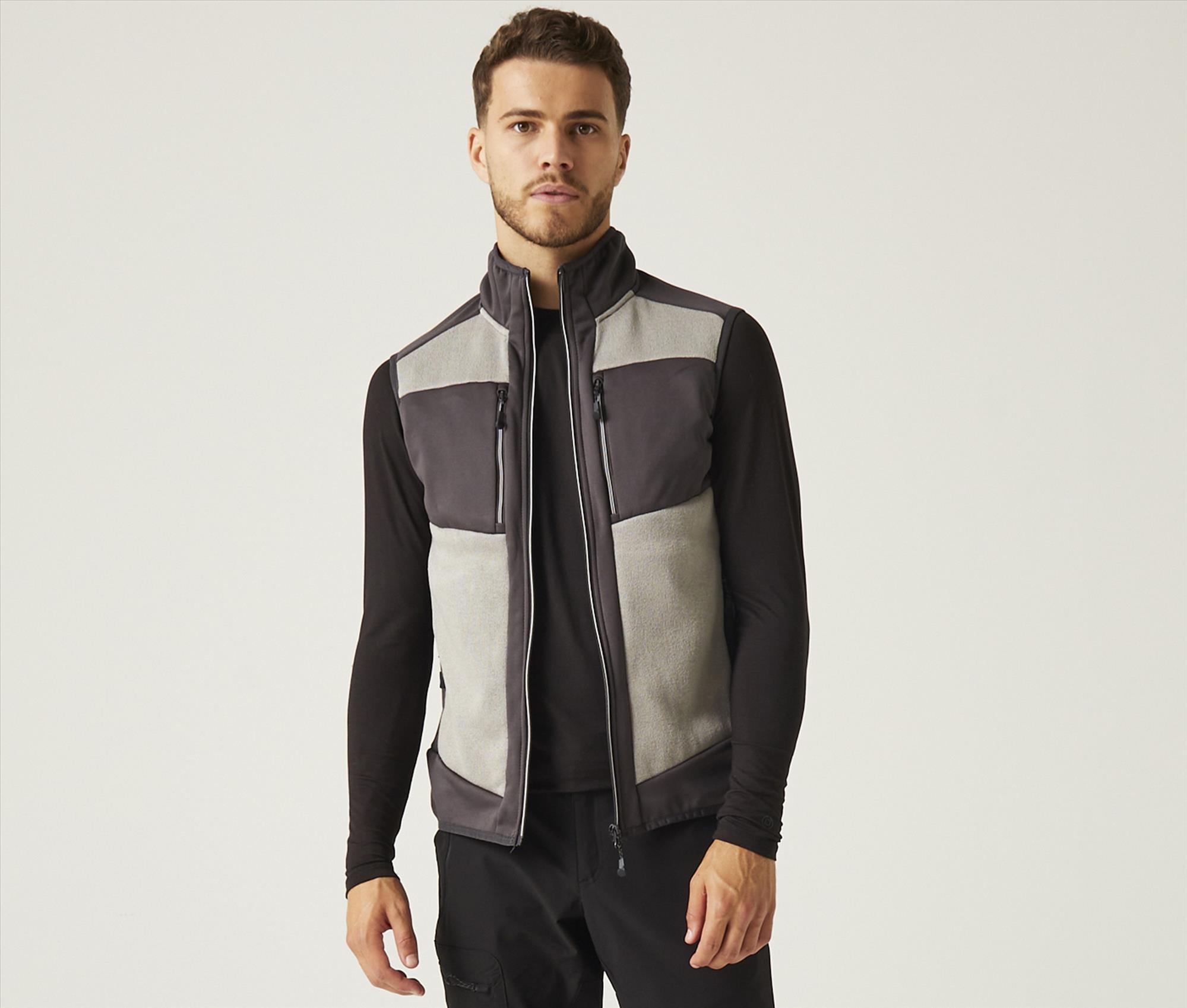 REGATTA E-VOLVE KNIT EFFECT STRETCH BODYWARMER bedrukken met eigen logo