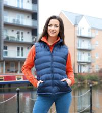 WOMENS ICE BIRD PADDED GILET RESULT R193F