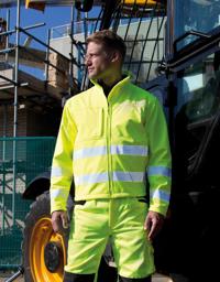 HI-VIS SAFETY SOFTSHELL JACKET RESULT RS117