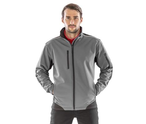 RIPSTOP SOFTSHELL WORKWEAR JACKET WITH CORDURA® RESULT RS124
