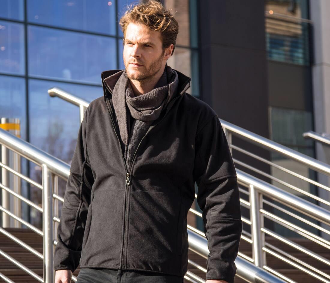 RESULT OSAKA COMBED PILE SOFTSHELL JACKET bedrukken met eigen logo