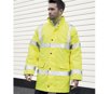 HI VIZ MOTORWAY COAT RESULT RS218