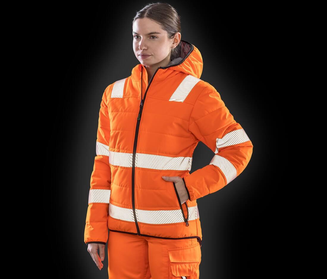 RESULT RECYCLED RIPSTOP PADDED SAFETY JACKET bedrukken met eigen logo