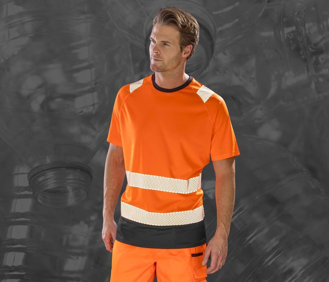 RESULT RECYCLED SAFETY T-SHIRT bedrukken met eigen logo