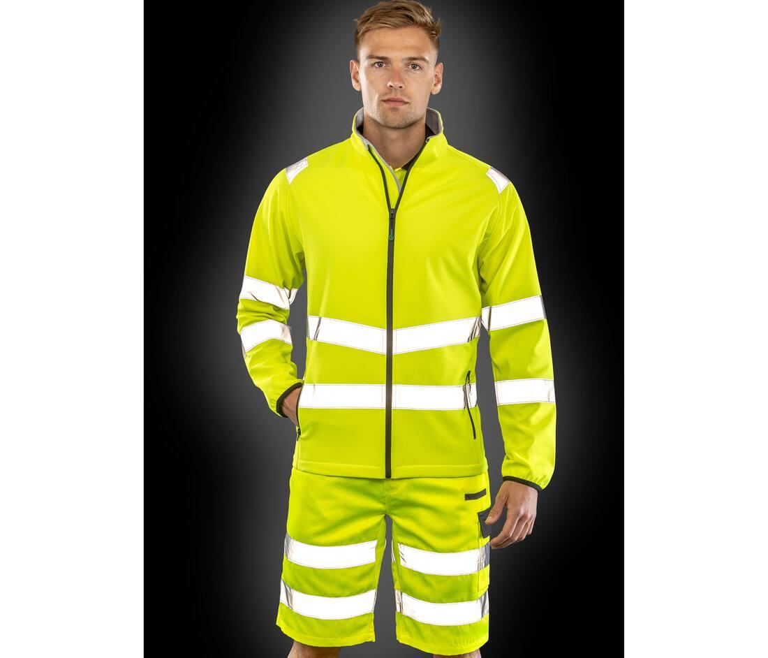 RESULT RECYCLED PRINTABLE SAFETY SOFTSHELL bedrukken met eigen logo