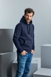 Russell Men Authentic Melange Hooded Sweat Russell 9261M