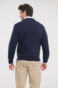 Russell Men V-neck Knitted Pullover Russell 9710M