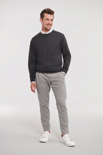 Russell Men Crew Neck Knitted Pullover Russell 9717M