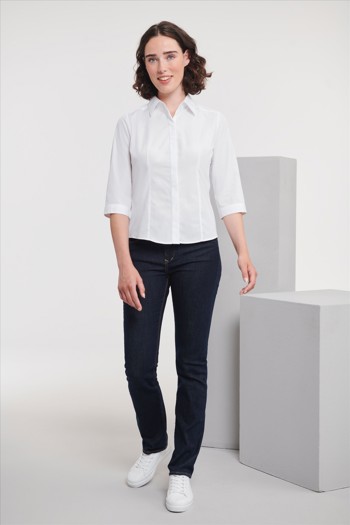 Russell Ladies ¾ sl. Fit. Polycot. Pop. Shirt Russell 9926F
