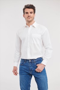 Russell Men LSL Clas. Pure Cotton Poplin Shirt Russell 9936M