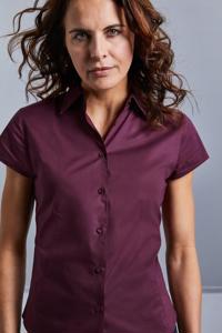 Russell Ladies Shortsleeve Fitted Stretch Shirt Russell 9947F