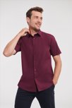 Russell Men Shortsleeve Fitted Stretch Shirt Russell 9947M