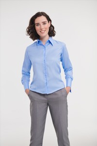 Russell Ladies LSL Tailored Ultimate Non-Iron Shirt Russell 9956F